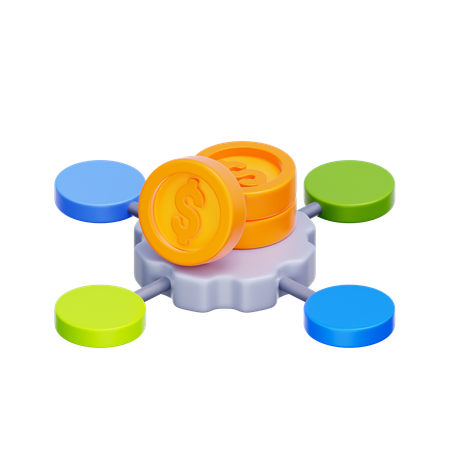 Asset Allocation  3D Icon