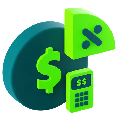 Asset Allocation  3D Icon