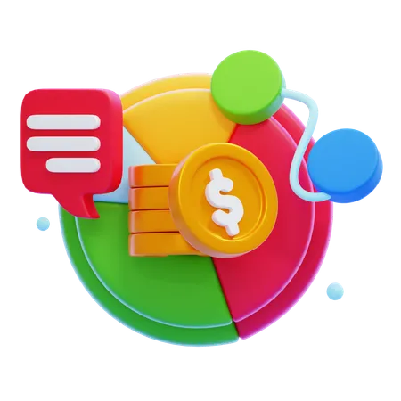 Asset Allocation  3D Icon