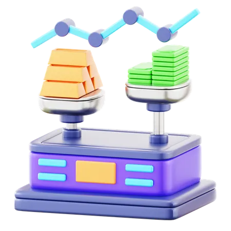 Asset Balance  3D Icon