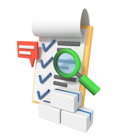 Asset Management Inventory Concept Illustration 3D Icon