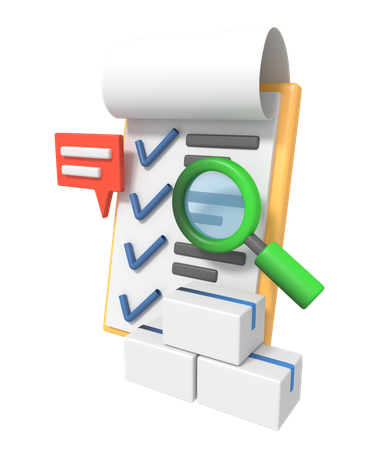 Asset inventory management  3D Icon