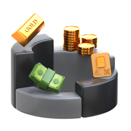 Asset Management  3D Icon