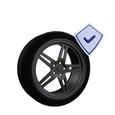 Assicurazione auto  3D Icon