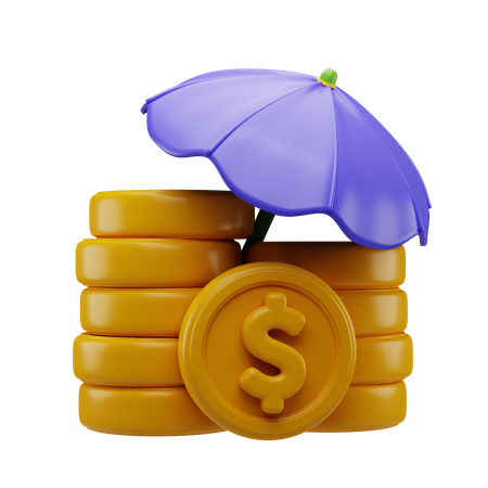 Assicurazione finanziaria  3D Icon