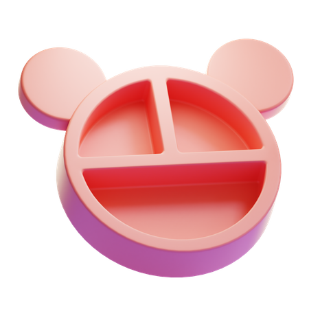 Assiette bébé  3D Icon