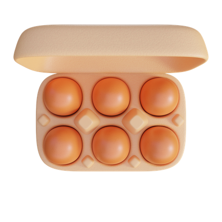 Assiette d'oeufs  3D Icon