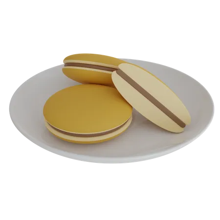 Assiette dorayaki  3D Icon