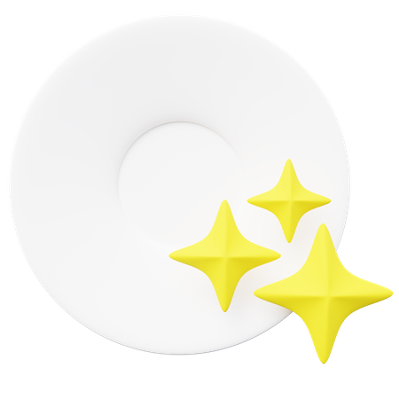 Assiettes propres  3D Icon