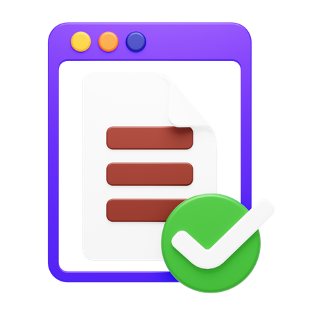 Assignment Complete  3D Icon