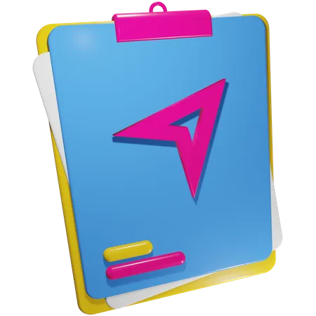 Assignment Letter  3D Icon