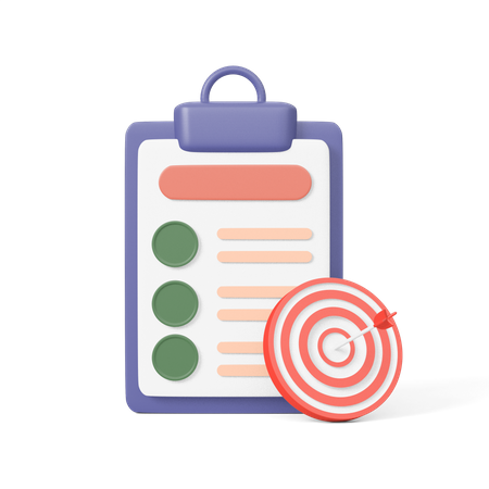 Assignment Target  3D Icon