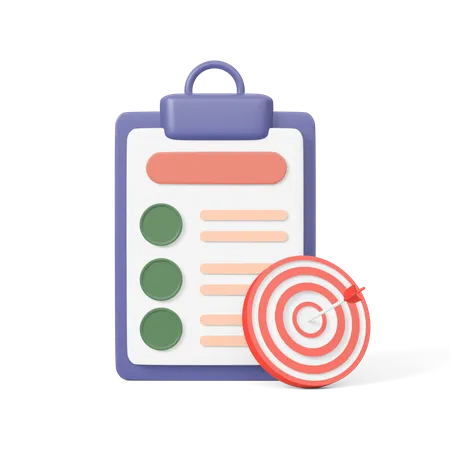 Assignment Target  3D Icon