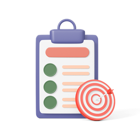 Assignment Target 3D Icon