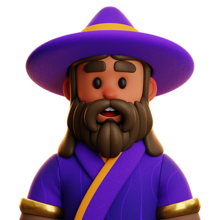 Magicien  3D Icon