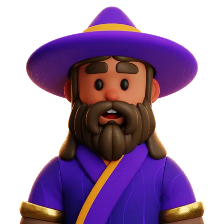 Magicien  3D Icon