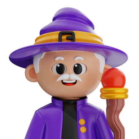 Magicien  3D Icon