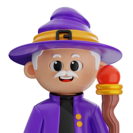 Magicien  3D Icon