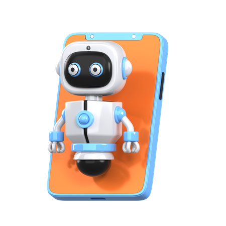 Robot assistant  3D Icon
