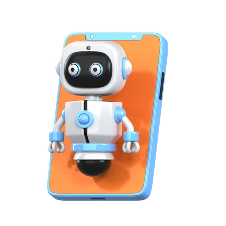 Robot assistant  3D Icon