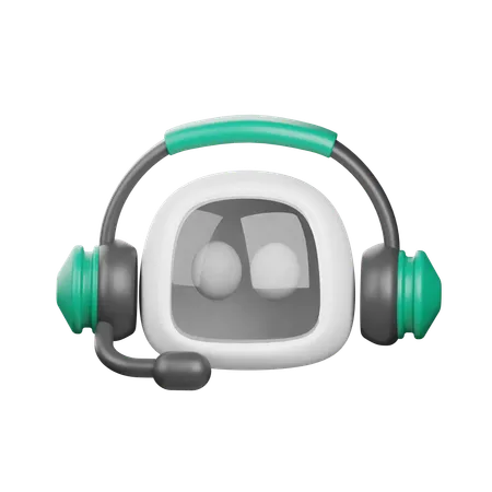 Assistant virtuel  3D Icon