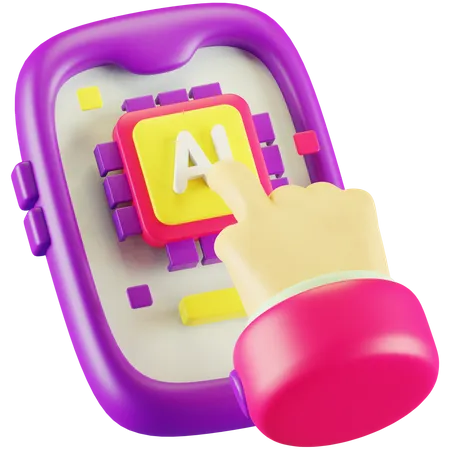 Assistant virtuel  3D Icon