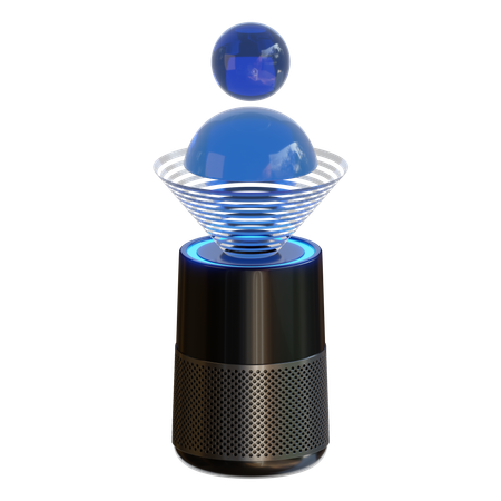 Assistant vocal  3D Icon