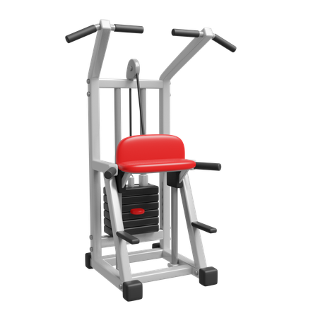 Assisted Pull Up Machine  3D Icon