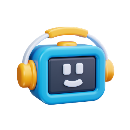 Assistência do chatbot  3D Icon