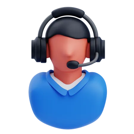 Assistente  3D Icon