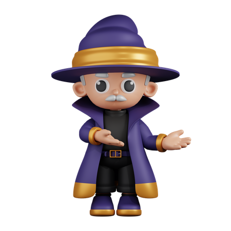 Assistente apontando para algo  3D Icon