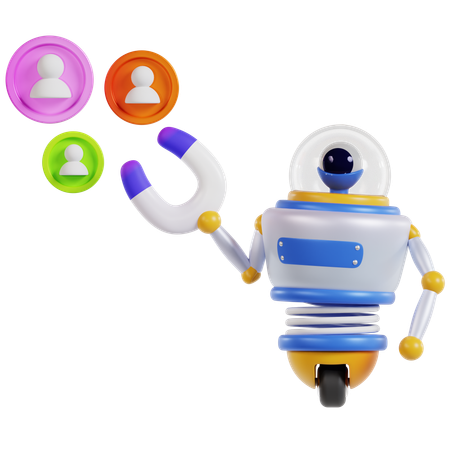 Assistente de Robô Interativo  3D Icon