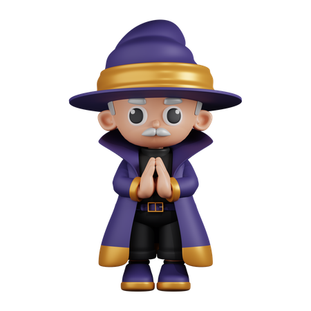 Assistente se desculpando  3D Icon
