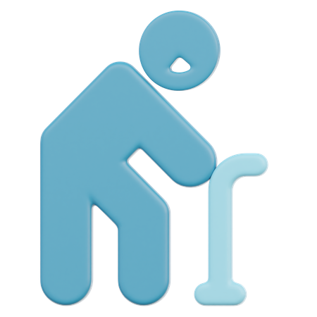 補助棒  3D Icon