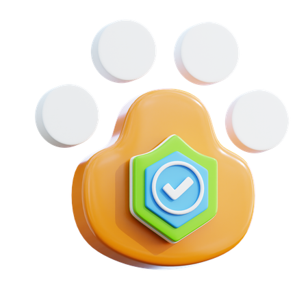 Assurance pour animaux de compagnie  3D Icon