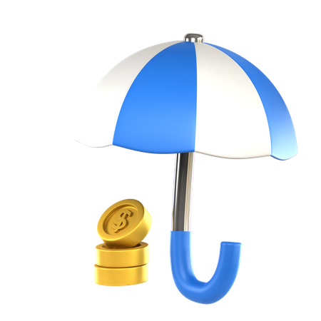 Argent d'assurance  3D Icon