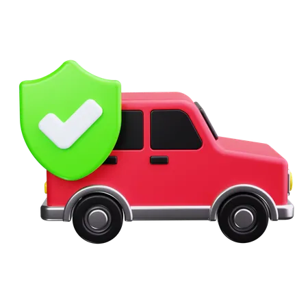 Assurance voiture  3D Icon