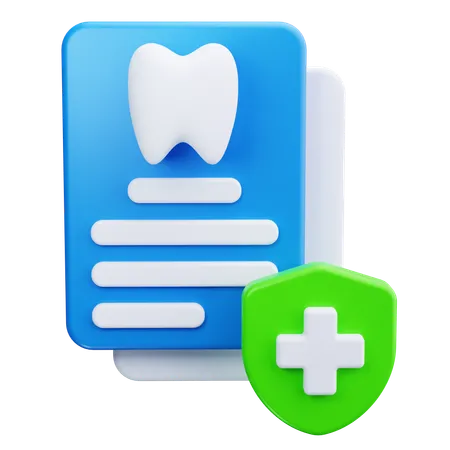 Assurance dentaire  3D Icon