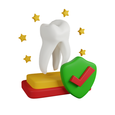 Assurance dentaire  3D Icon