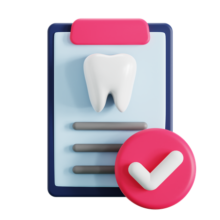 Assurance dentaire  3D Icon