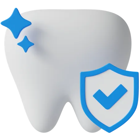 Assurance dentaire  3D Icon