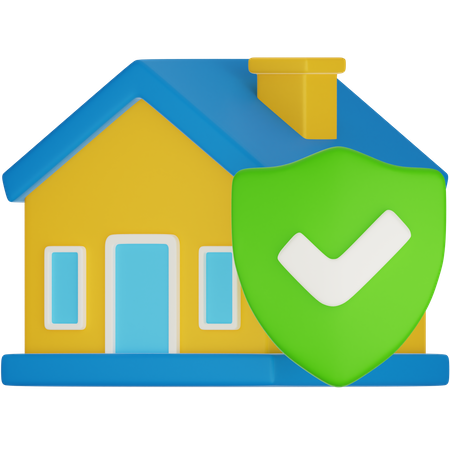 Assurance habitation  3D Icon