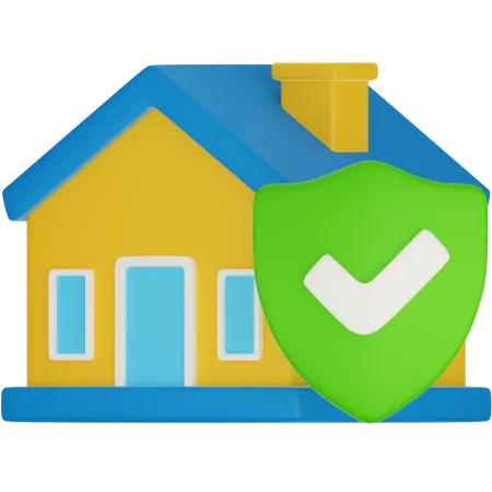 Assurance habitation  3D Icon