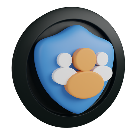 Assurance familiale  3D Icon