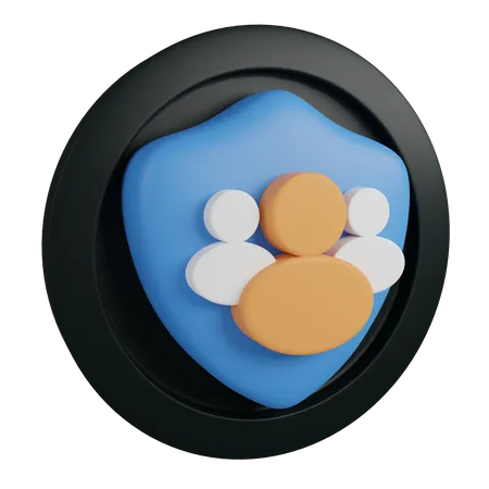 Assurance familiale  3D Icon