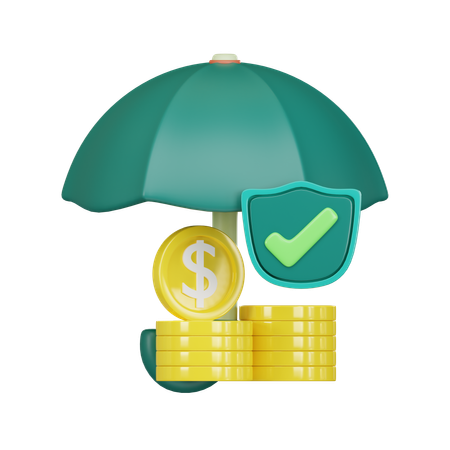 Assurance financière  3D Icon