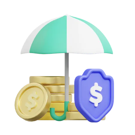 Assurance financière  3D Icon