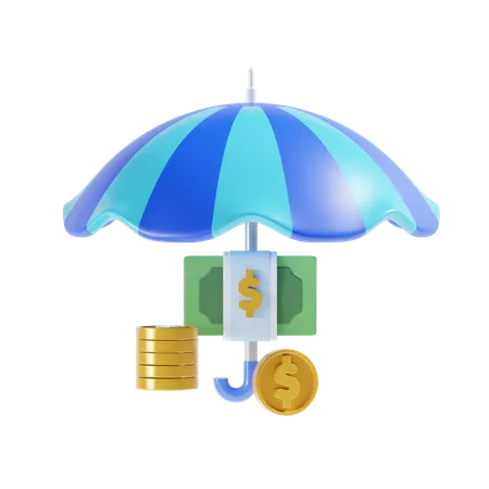 Assurance financière  3D Icon