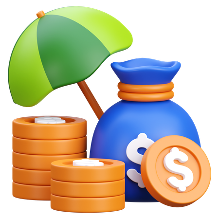 Assurance financière  3D Icon