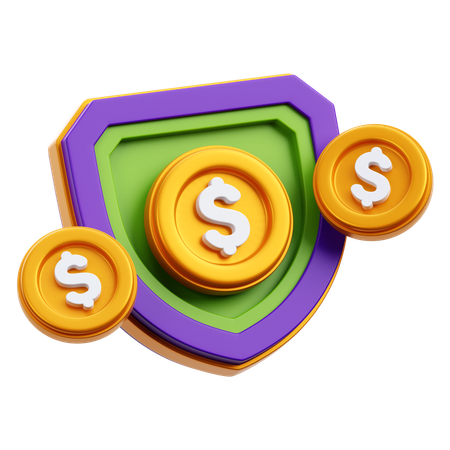 Assurance financière  3D Icon